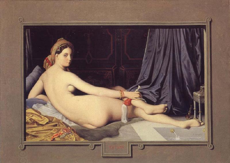 Jean Auguste Dominique Ingres Odalisque oil painting picture